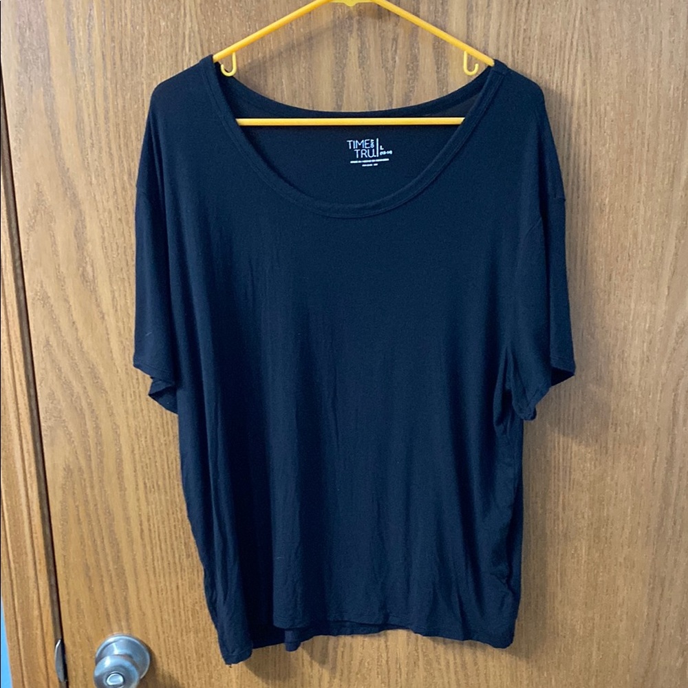 “5/$20” Time and Tru Women's Black Top size large